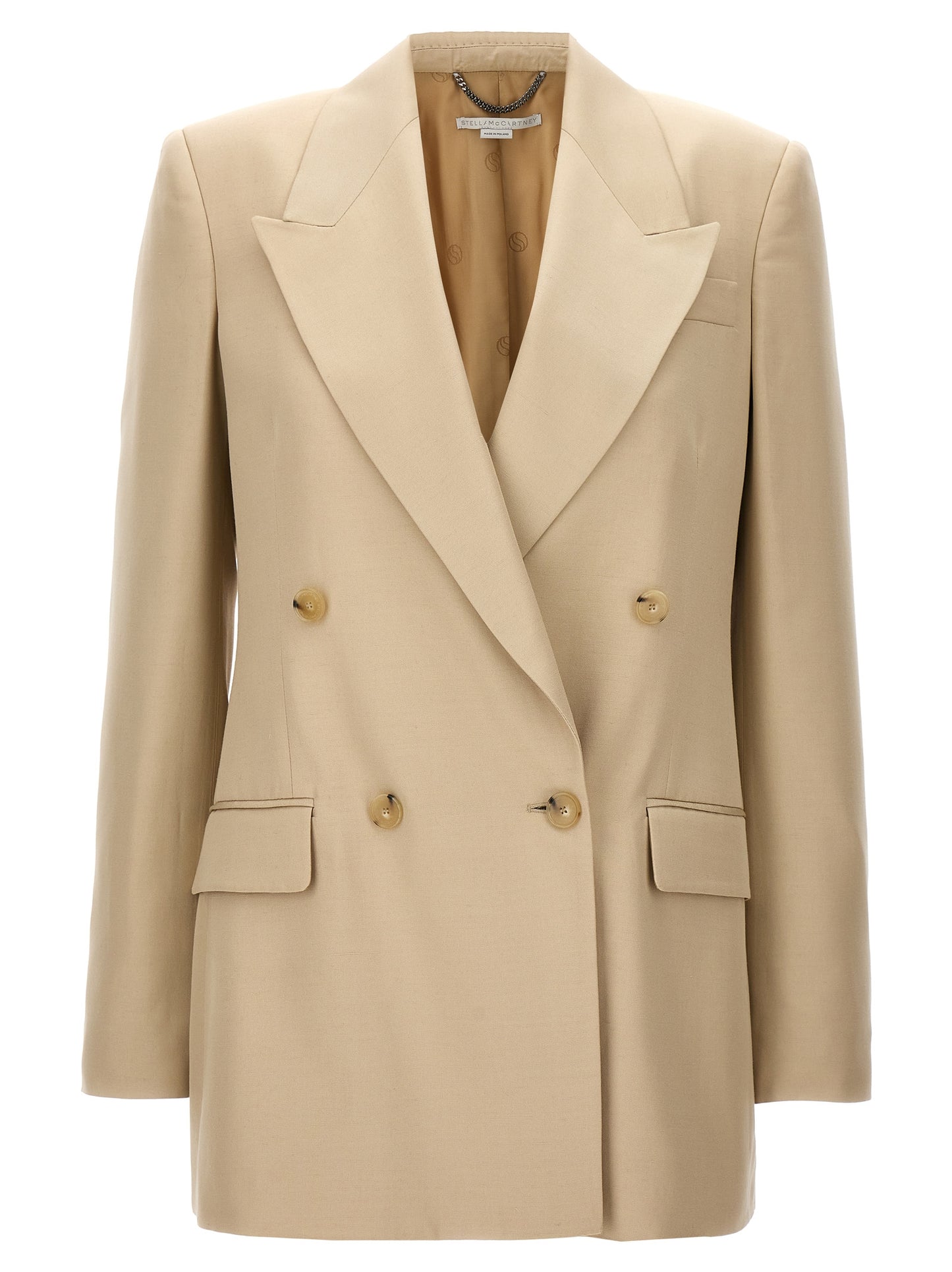 Stella McCartney DOUBLE-BREASTED BLAZER 6500873DU7012600