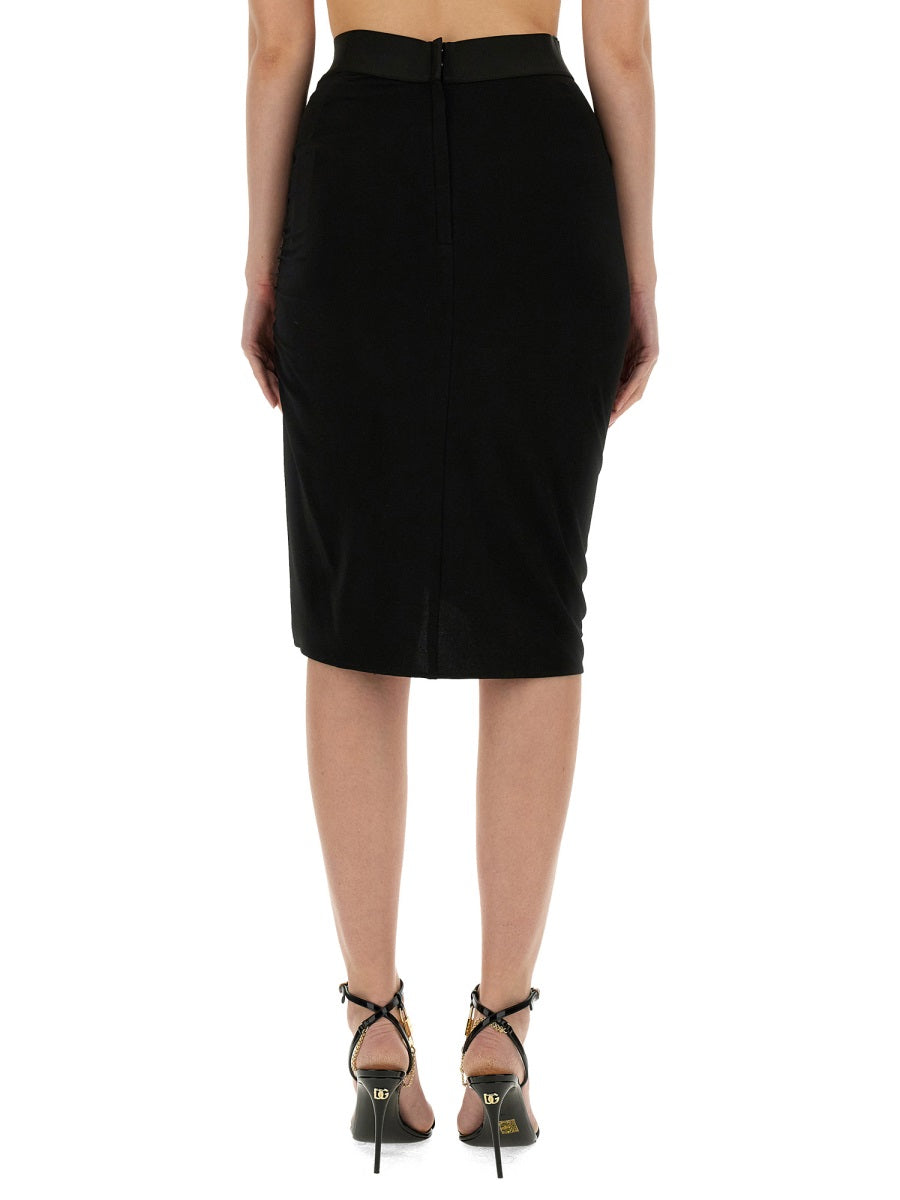 Dolce & Gabbana ASYMMETRICAL SKIRT F4CQHTFUGBJN0000