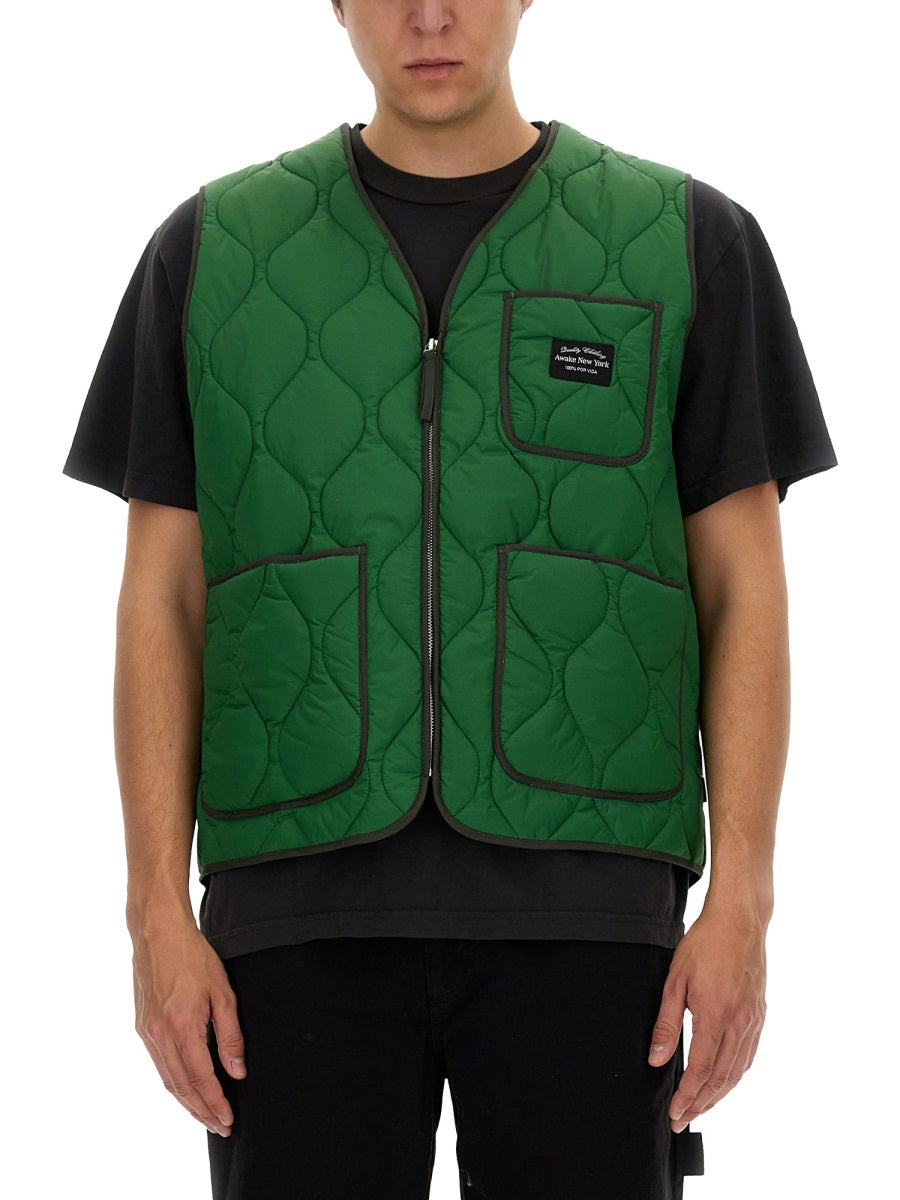 AWAKE NY VESTS WITH LOGO OT003GREEN