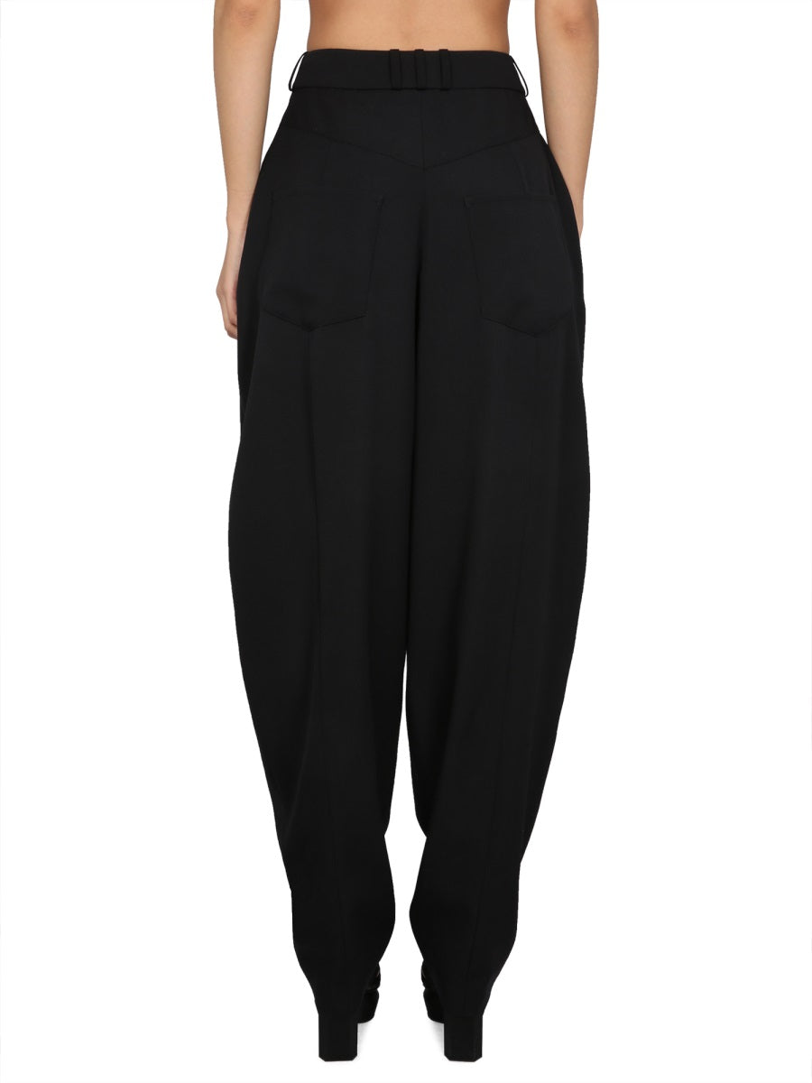 Balmain WOOL PANTS AF0PN157WB050PA