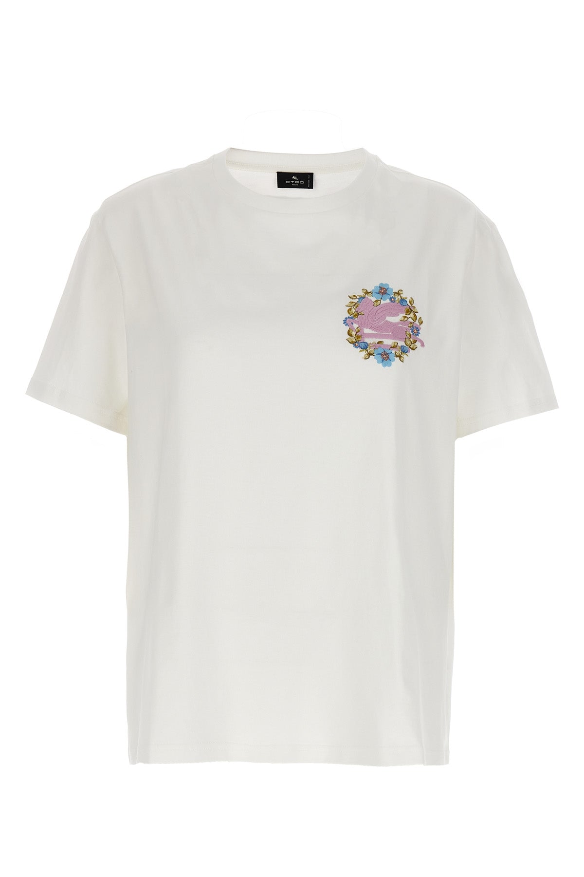 ETRO LOGO EMBROIDERY T-SHIRT WRJB0006AC036W0111