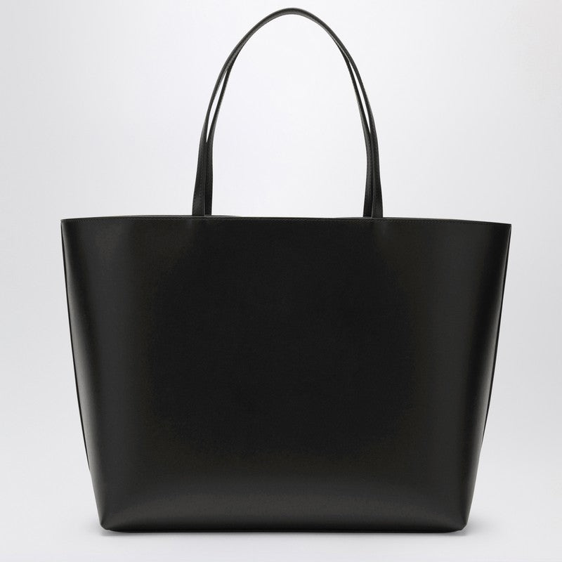 Dolce & Gabbana DG logo black leather medium tote bag BB7338AW576P_DOLCE-80999