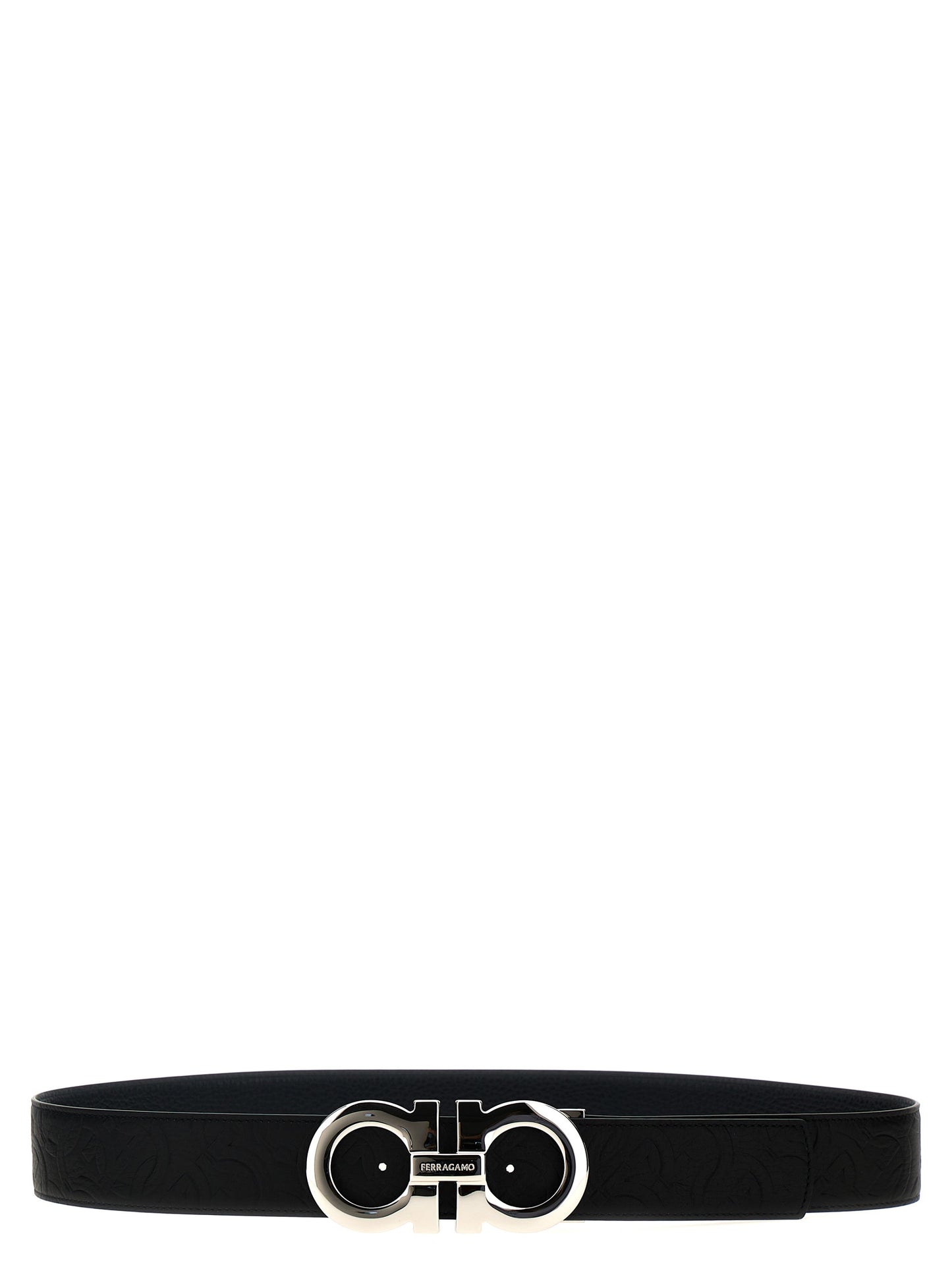 FERRAGAMO 'GANCINI' REVERSIBLE BELT 765034NERO