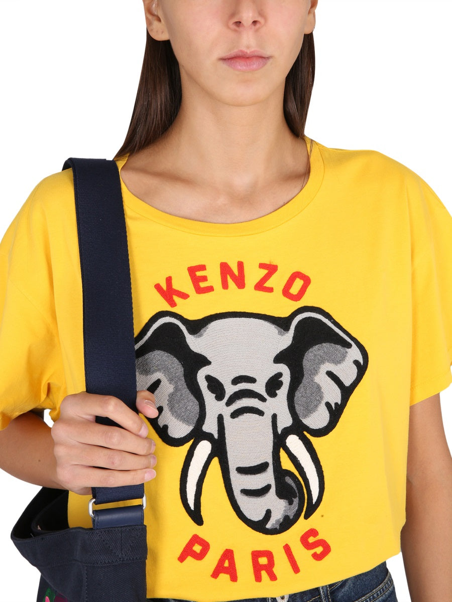 KENZO CASUAL T-SHIRT ÉLÉPHANT FD52TS0024SO40