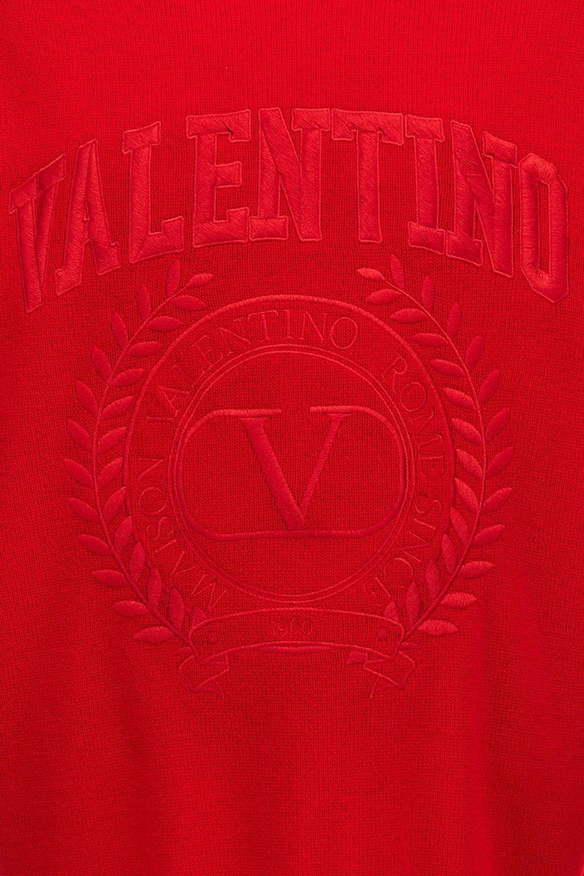 Valentino Garavani VALENTINO LOGO EMBROIDERY SWEATER 3V3KC26V9H3157