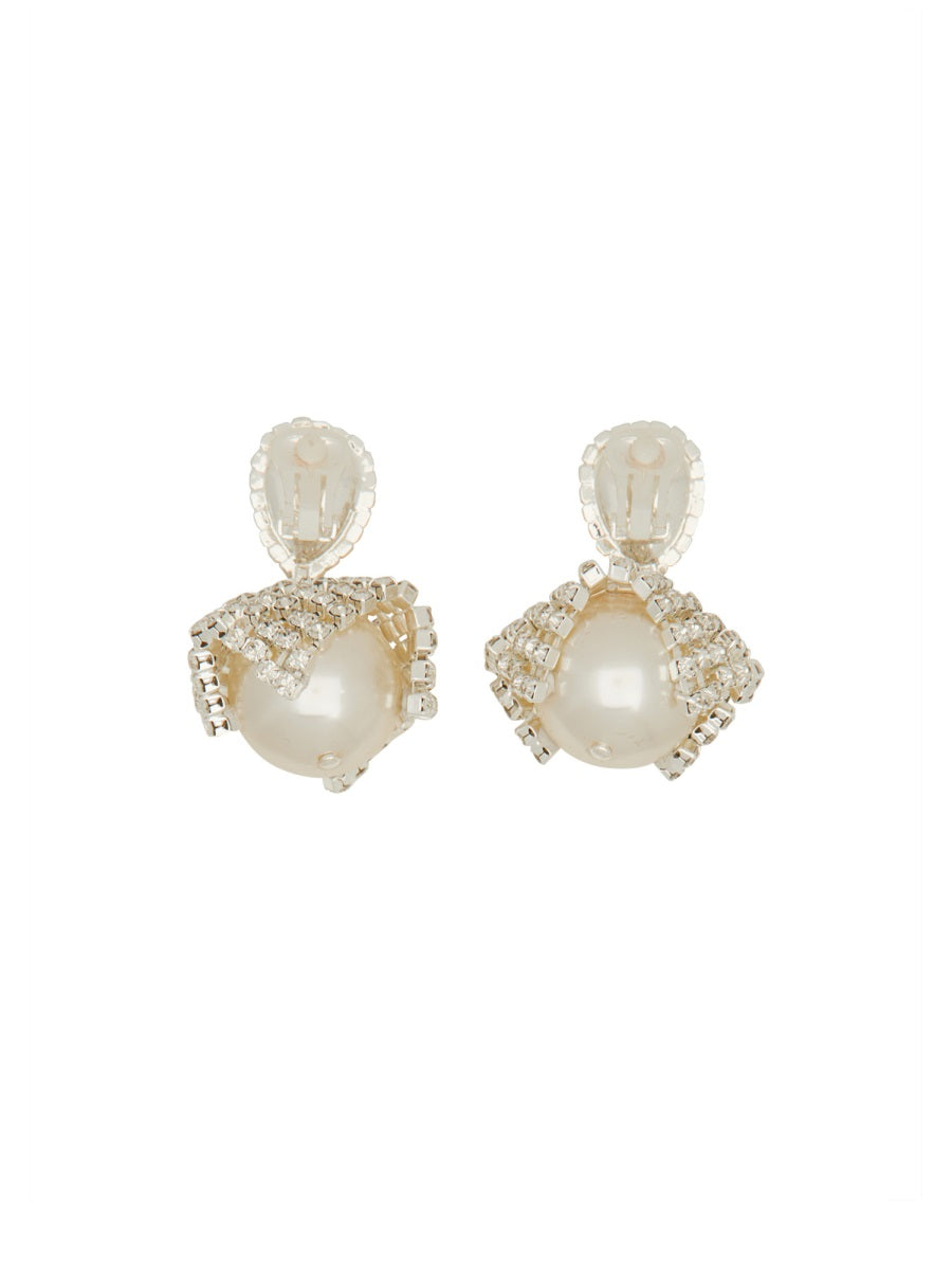 MAGDA BUTRYM EARRINGS WITH PEARLS 705424SILVER