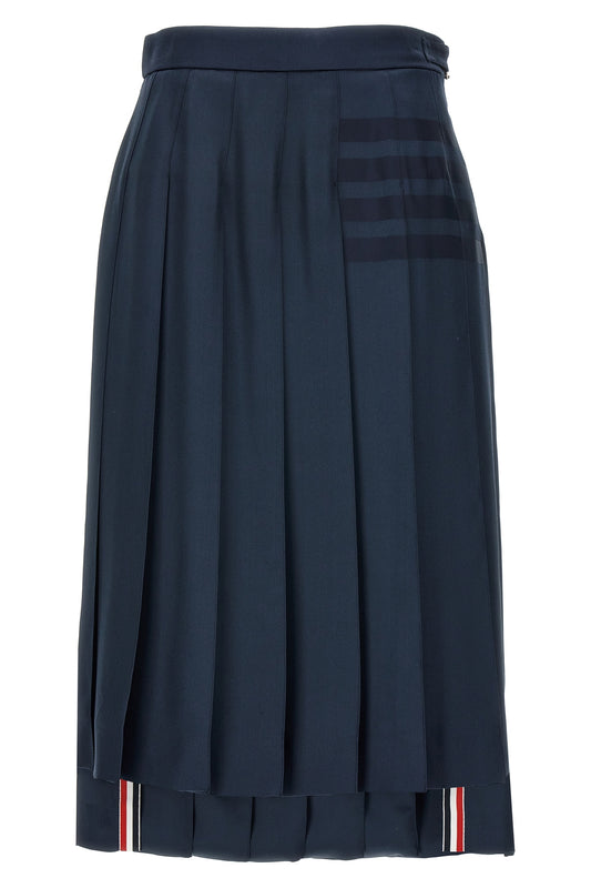 Thom Browne 'BELOW KNEE DROPPED BACK PLEATED' SKIRT FGC400AF0527415