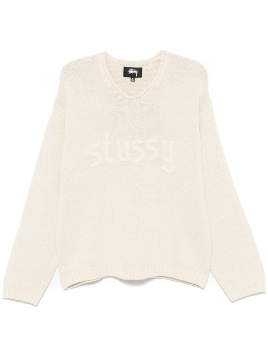 Stussy Sweaters White 117246NATURAL