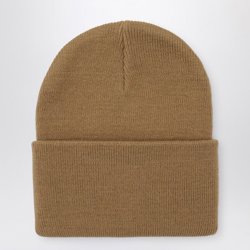 Carhartt WIP Beige bonnet with patch logo I020222PLP_CARH-2FSXX