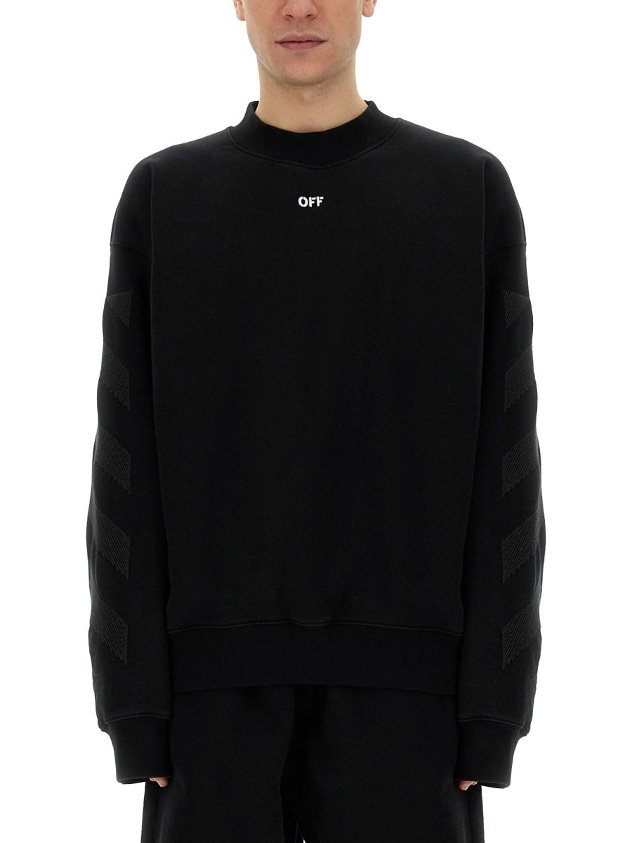 Off-White SWEATSHIRT WITH LOGO OMBA054S24FLE0031001