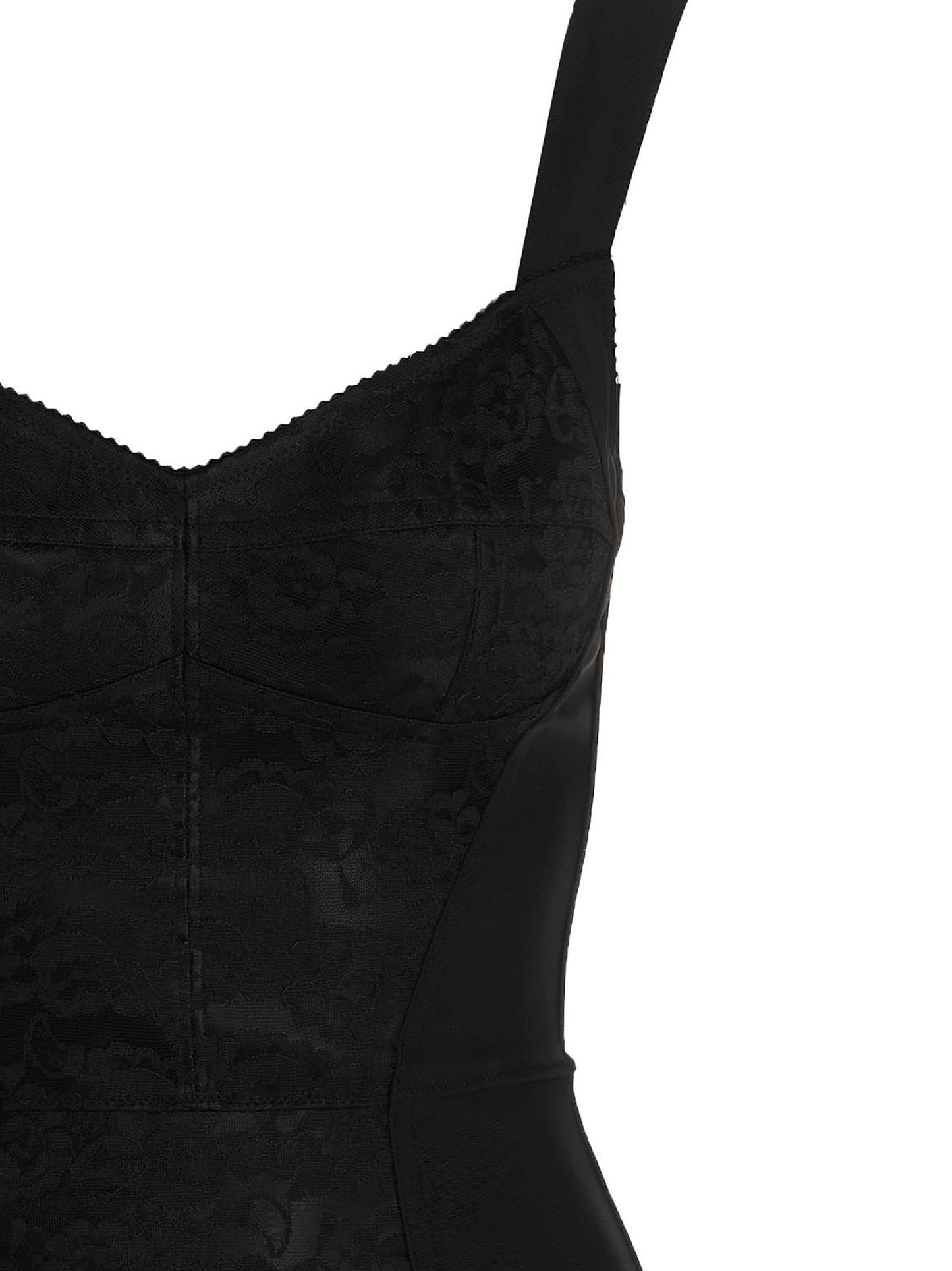 Dolce & Gabbana bustier dress with lace insert F63G9TG9798N0000