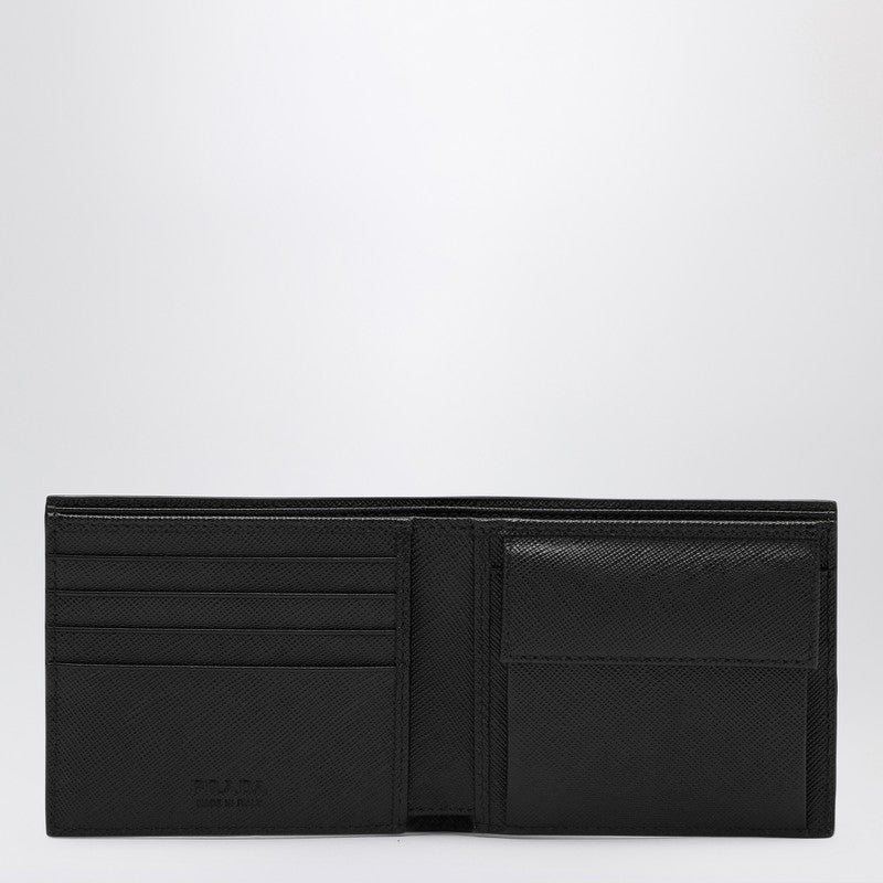 Prada Black horizontal wallet with logo 2MO738QMEQ_PRADA-F0002