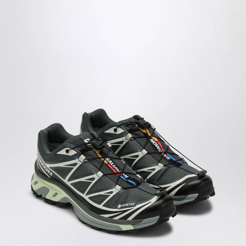 SALOMON Low Sneaker XT-6 dark grey/black/lime L47581300PLP_SALOM-UB