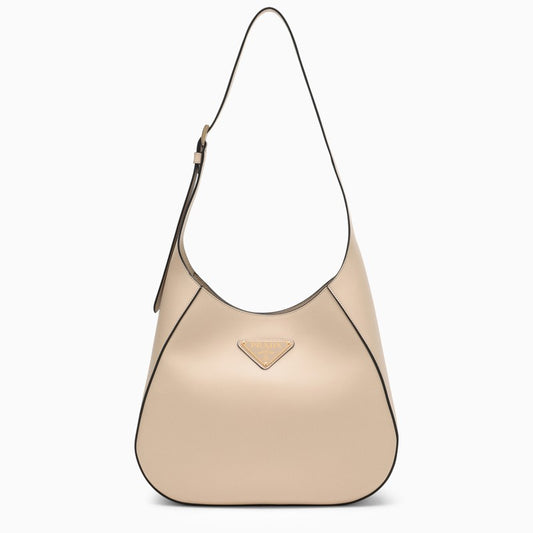 Prada Travertine-coloured leather shoulder bag 1BC196OOO2AIXO_PRADA-F03MV