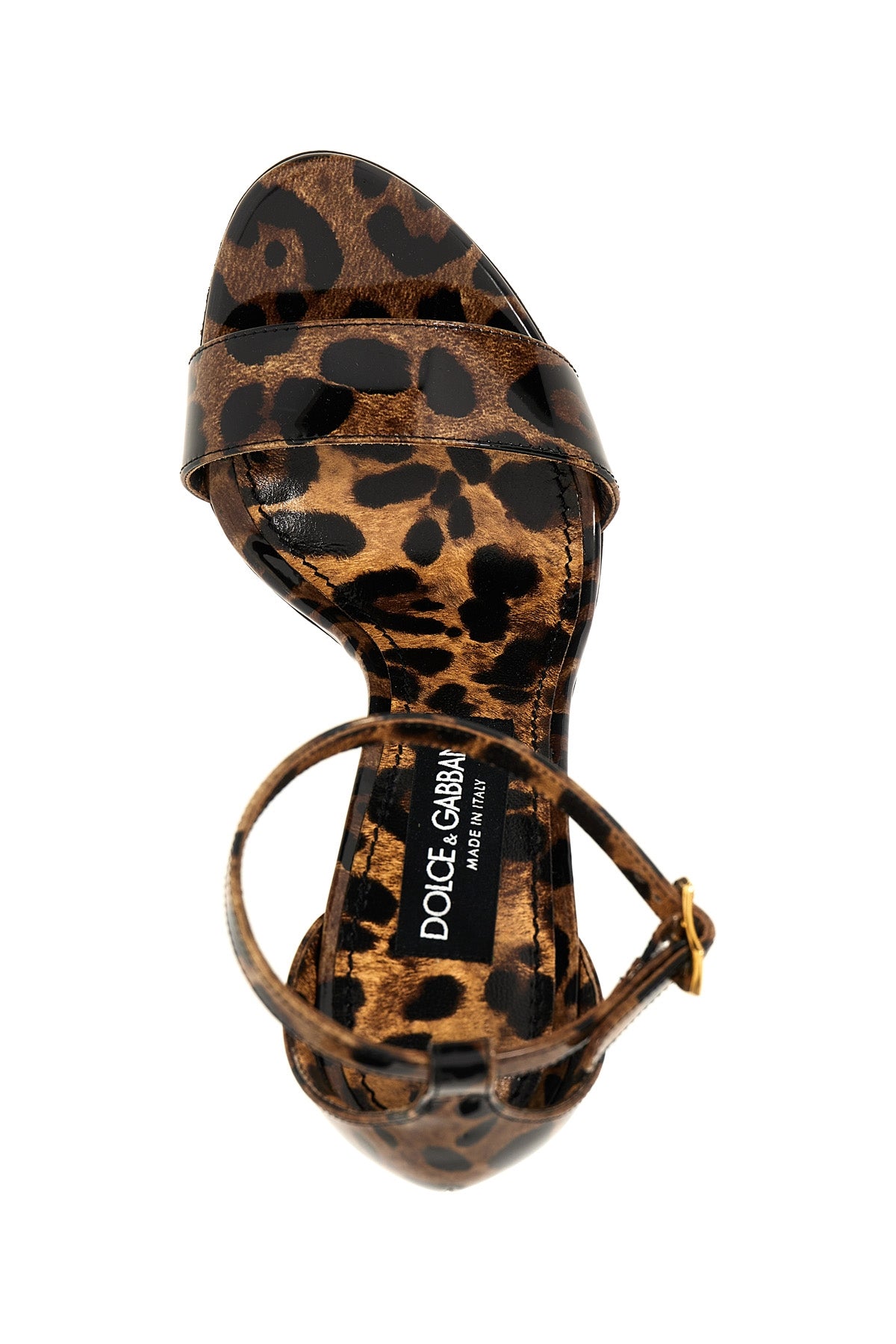 Dolce & Gabbana SANDALO ANIMALIER TACCO LOGO CR0739AM568HA93M