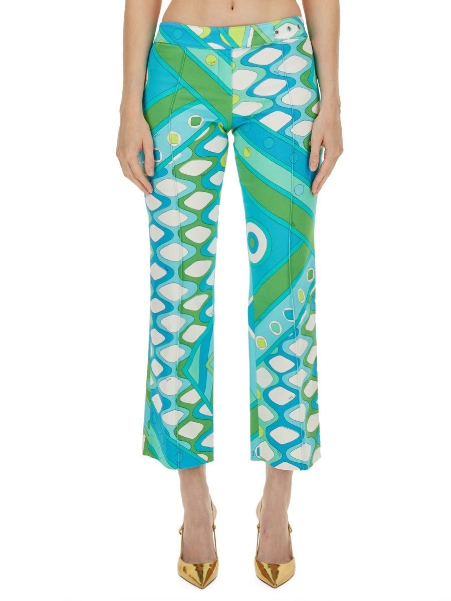 Emilio Pucci GABARDINE PANTS 4HRT534H728023