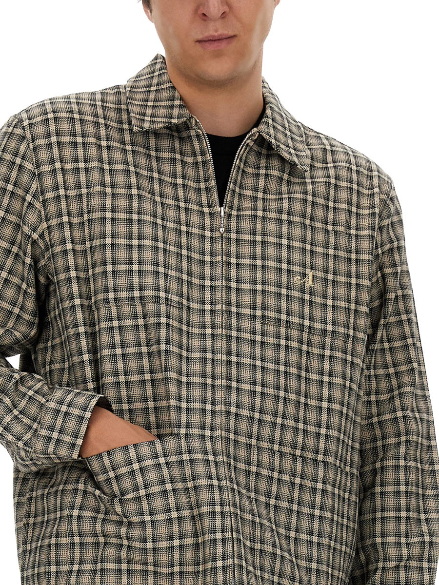 AWAKE NY SHIRT JACKET OT004BROWNPLAID