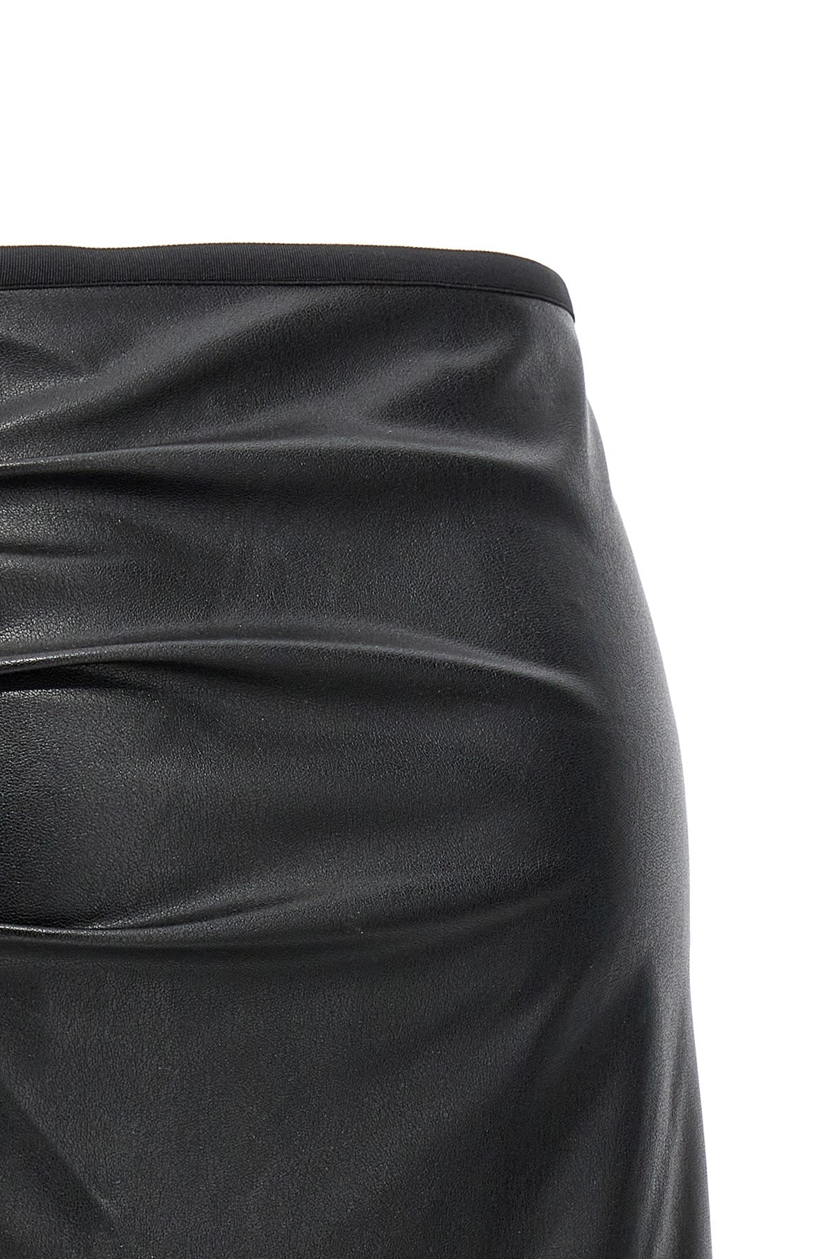 Helmut lang LEATHER-EFFECT SKIRT N05HW303001