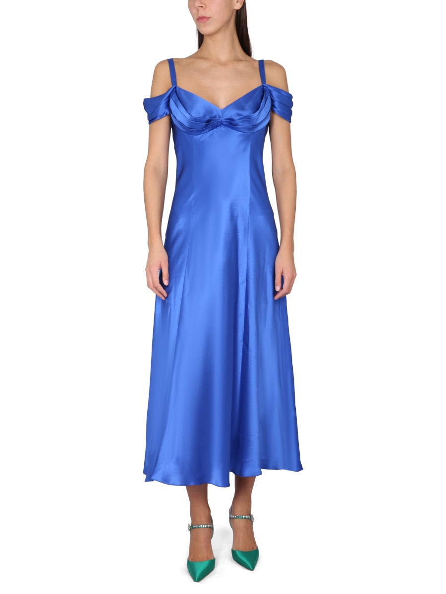 ALBERTA FERRETTI OFF-THE-SHOULDER DRESS 040316170299