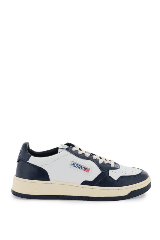 AUTRY leather medalist low sneakers AULMWB04WHTBL