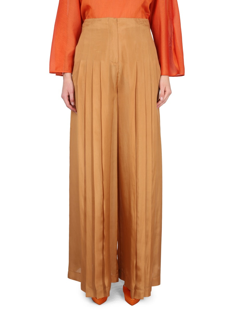 ALBERTA FERRETTI SILK PANTS 032001180087