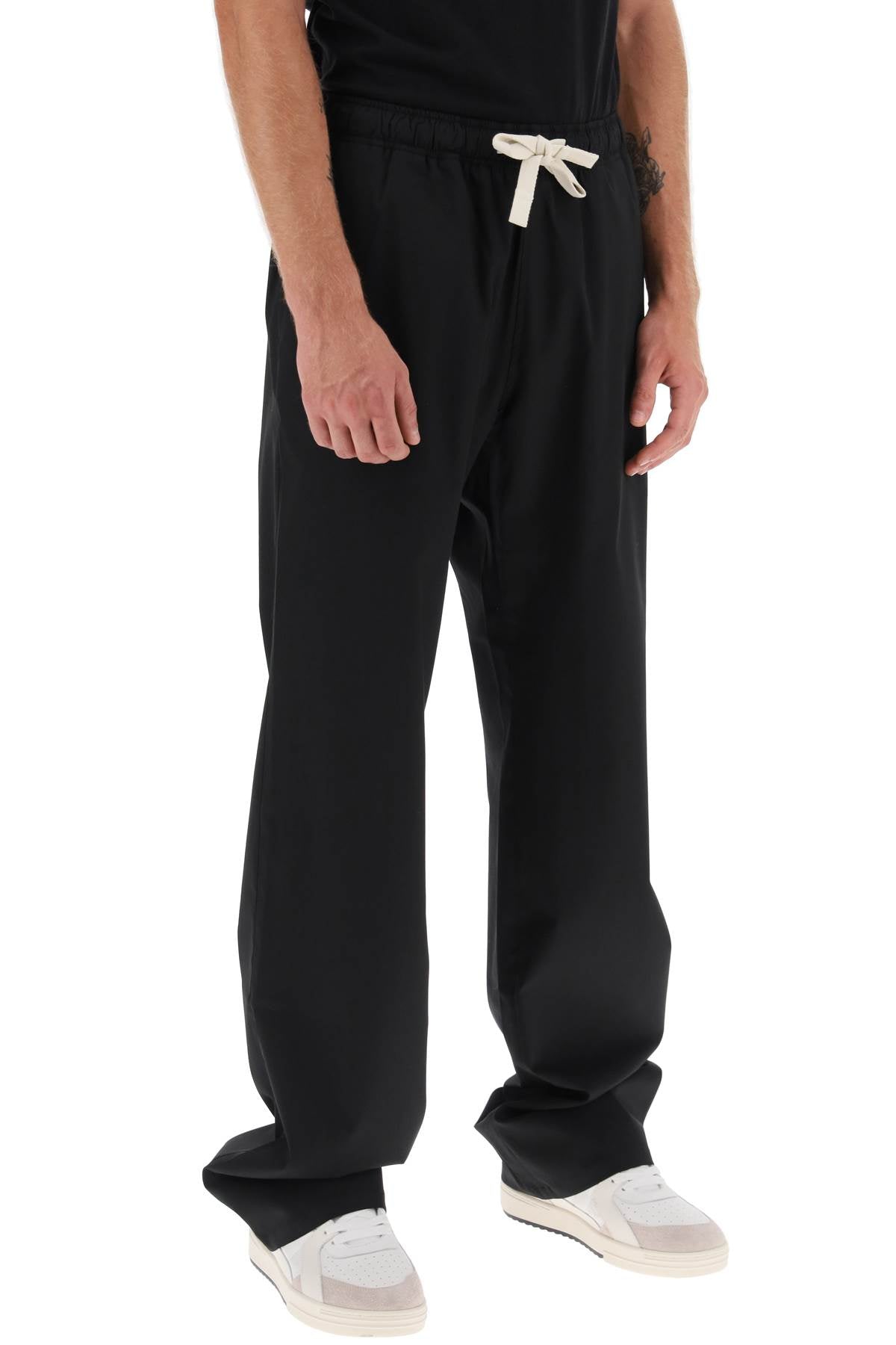 Palm Angels Trousers black PMCA141E23FAB0011010