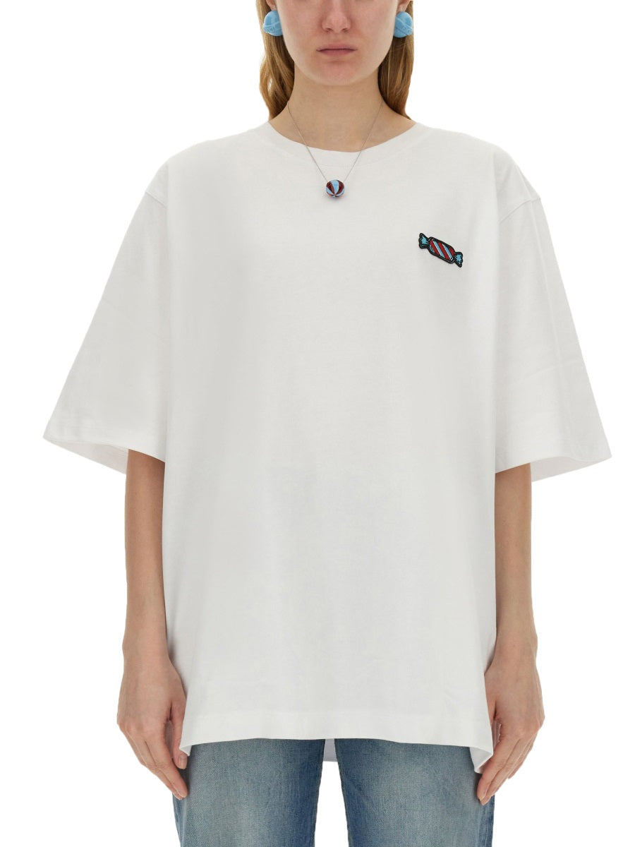 FIORUCCI CANDY PATCH T-SHIRT W01FPTSH102CJ01WH01WHITE