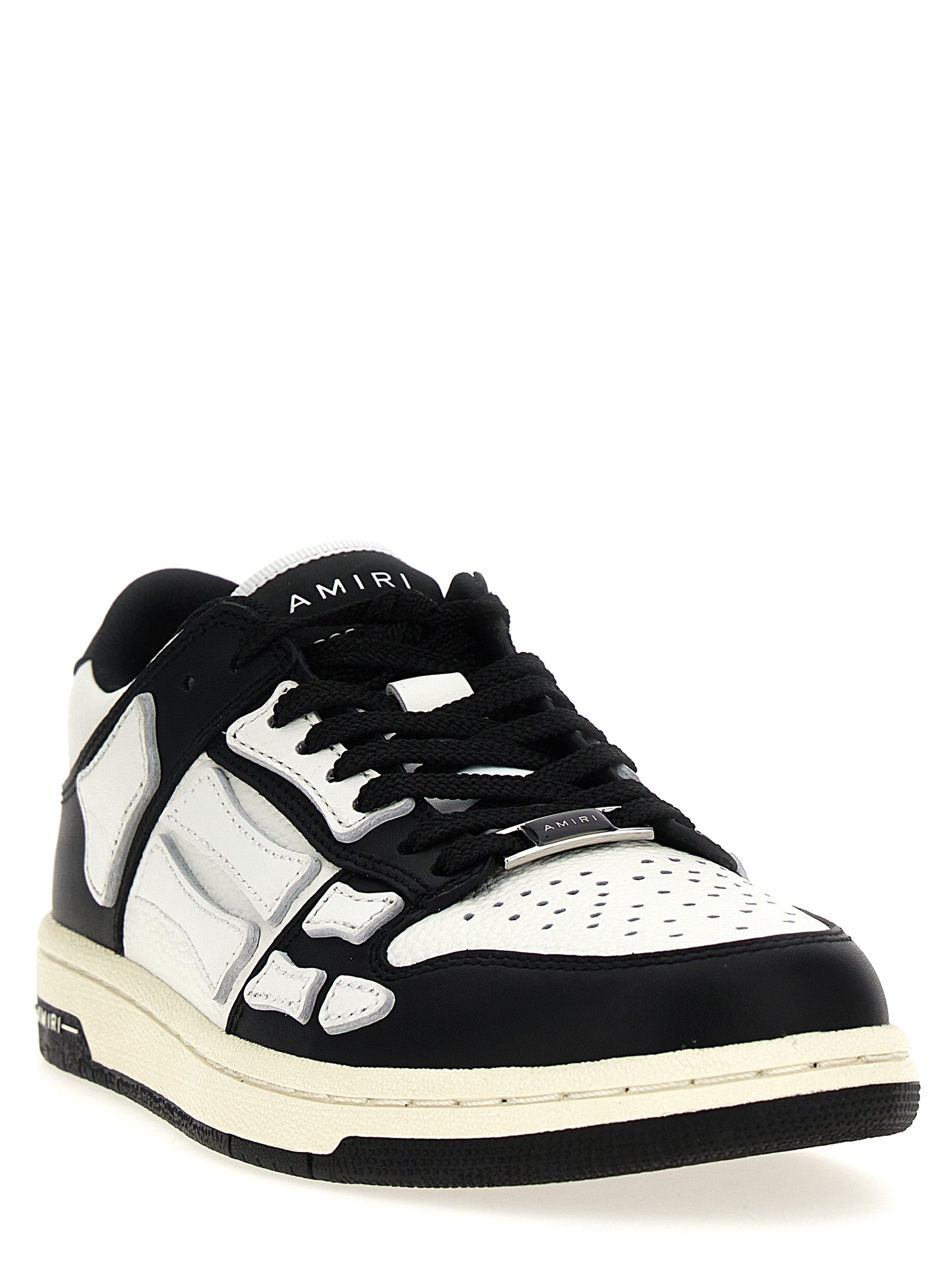 AMIRI 'SKEL TOP LOW' SNEAKERS AWFOSR1081BLACKWHITE