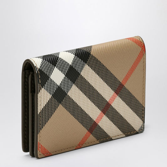 Burberry Card and business card holder Check Sand 8091911160296P_BURBE-A2021