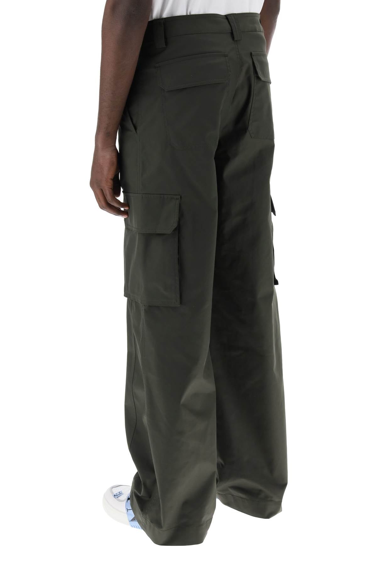 Valentino Garavani cargo pants in stretch nylon 4V3REB50CKVL90