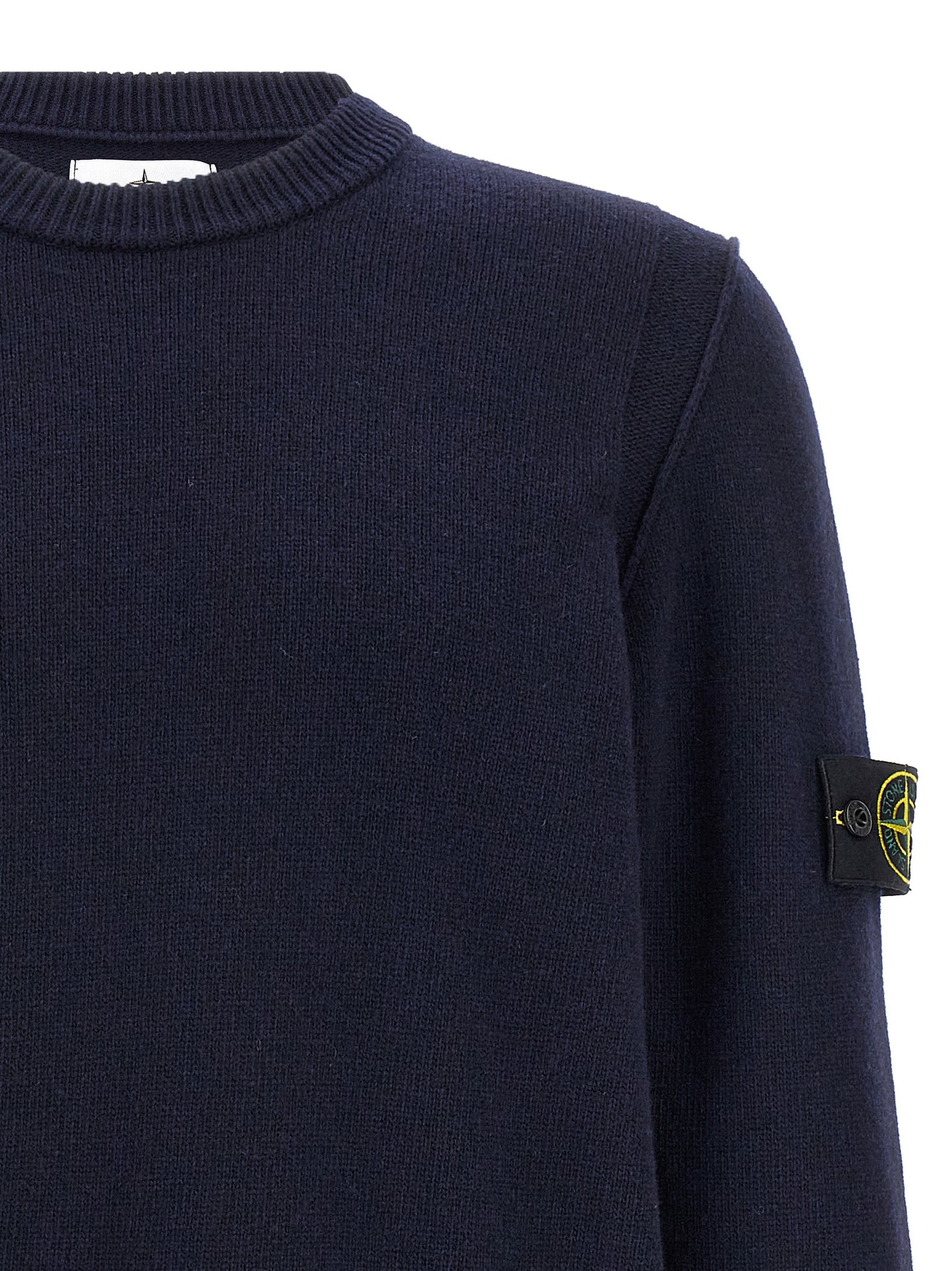 STONE ISLAND LOGO PATCH SWEATER 8115508A3A0020