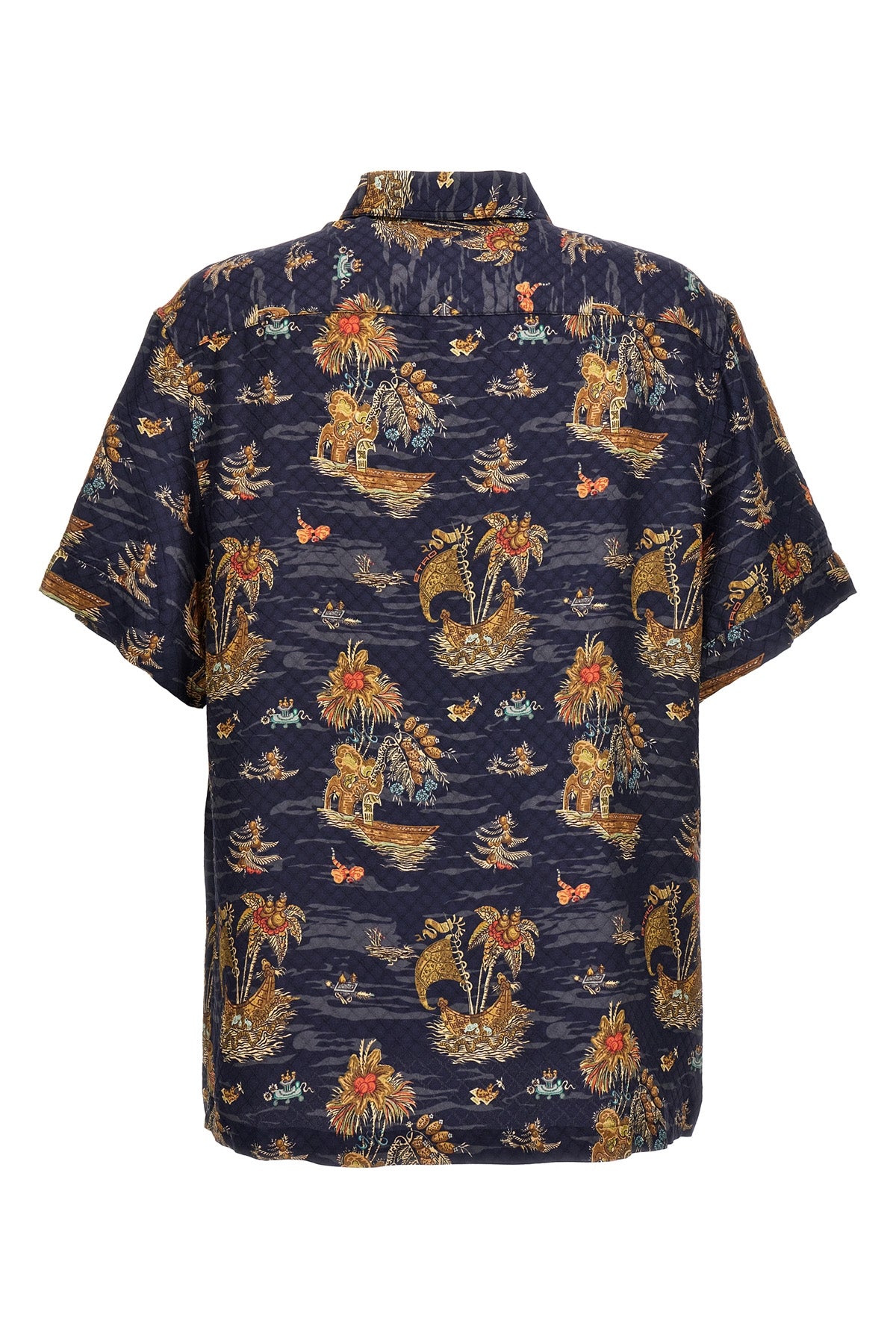 ETRO LOGO EMBROIDERY PRINT SHIRT 1K93D3500200