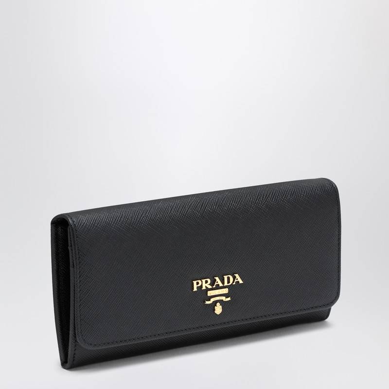 Prada Black/gold Saffiano wallet 1MH132QWAQ_PRADA-F0002