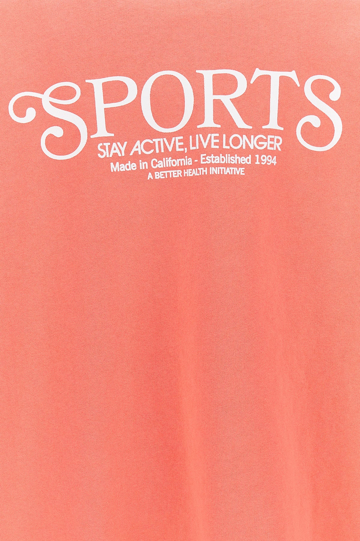 Sporty & Rich 'SPORTS' SWEATSHIRT CR851STSTRAWBERRY