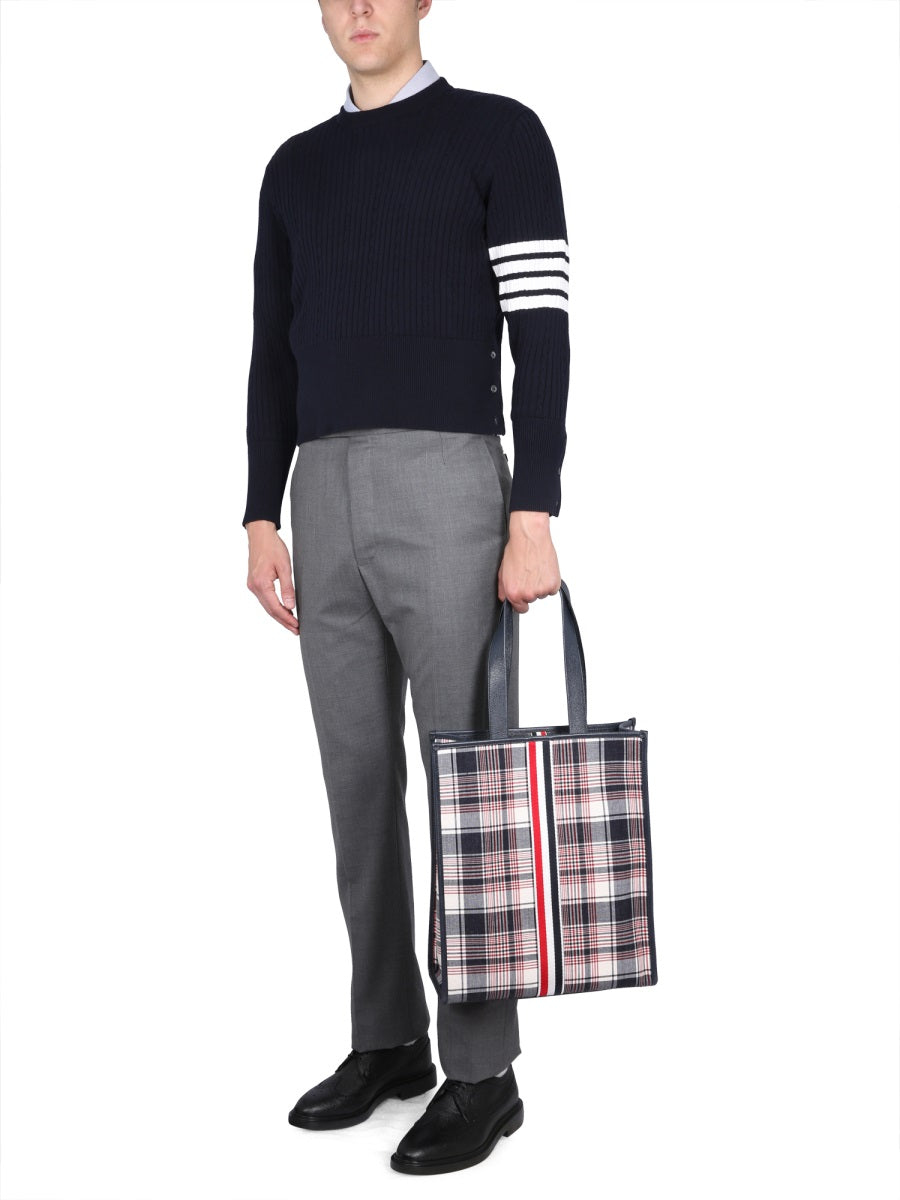 Thom Browne 4BAR STRIPE JERSEY MKA460AY3014415