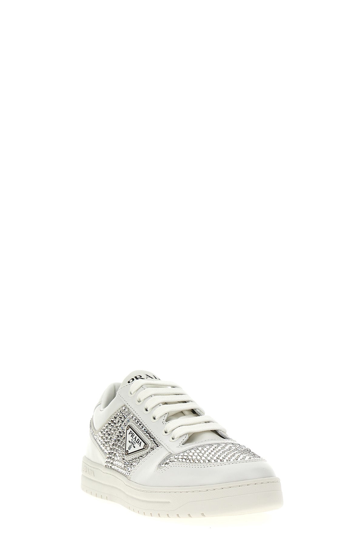 Prada SNEAKERS WITH CRYSTALS 1E348NF302AWLF0009