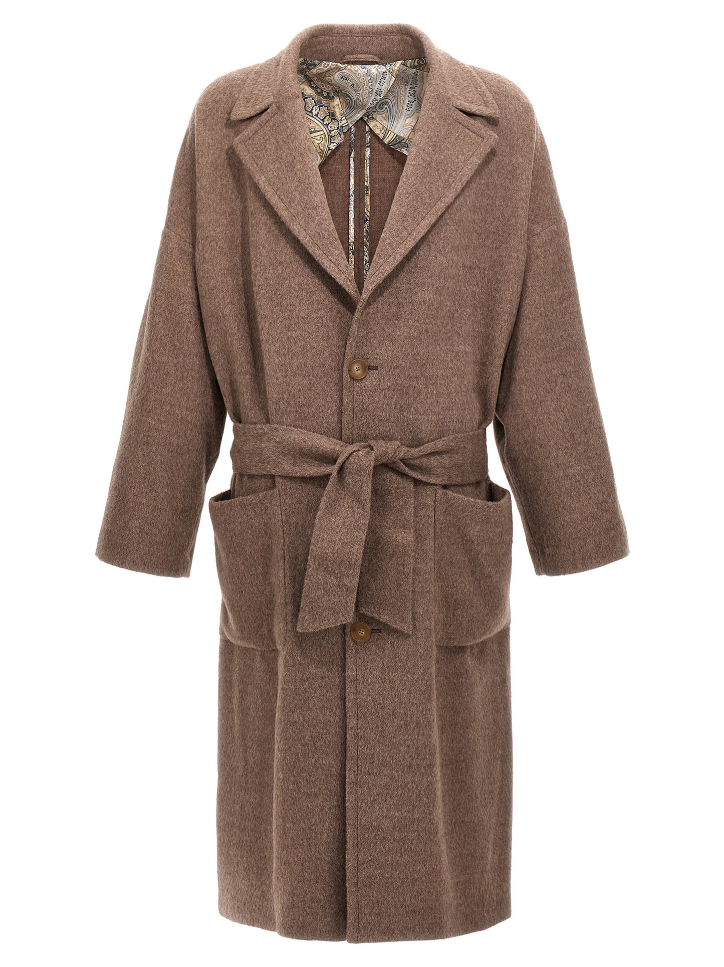 ETRO SINGLE-BREASTED WOOL COAT MRAA000699TU2G1M0127