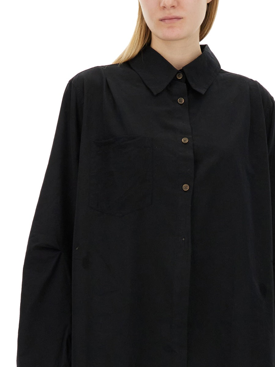 OUR LEGACY OVERSIZE FIT SHIRT W2232MABANTIQUEBLACKPEACHEDCUPRO