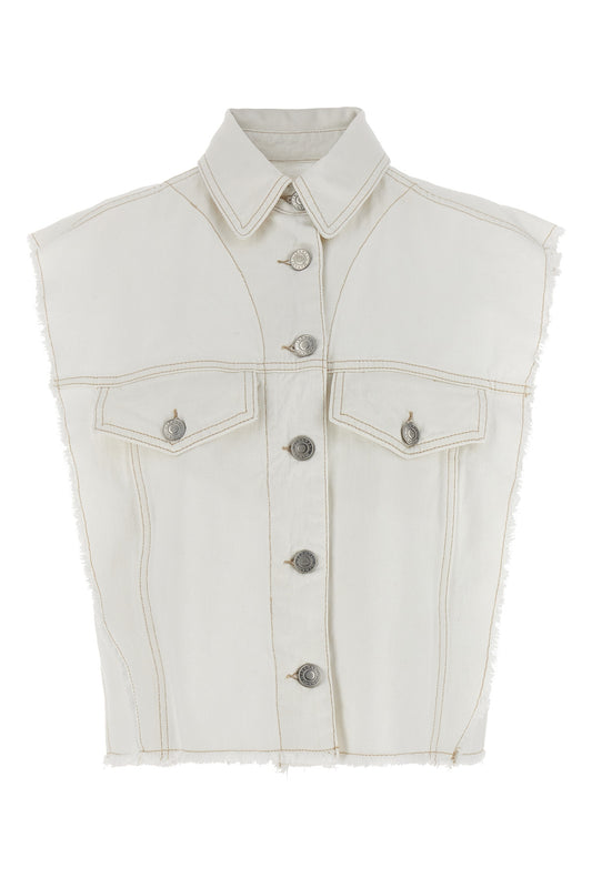 Isabel Marant 'TYRA' VEST 24PVE0080FAB1H04I20WH