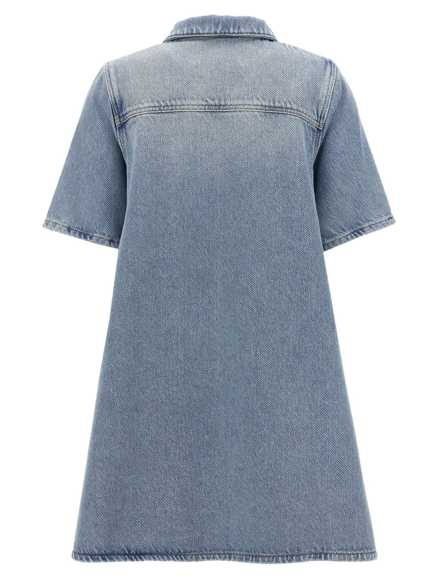 GANNI 'HEAVY DENIM MINI' DRESS J1503091