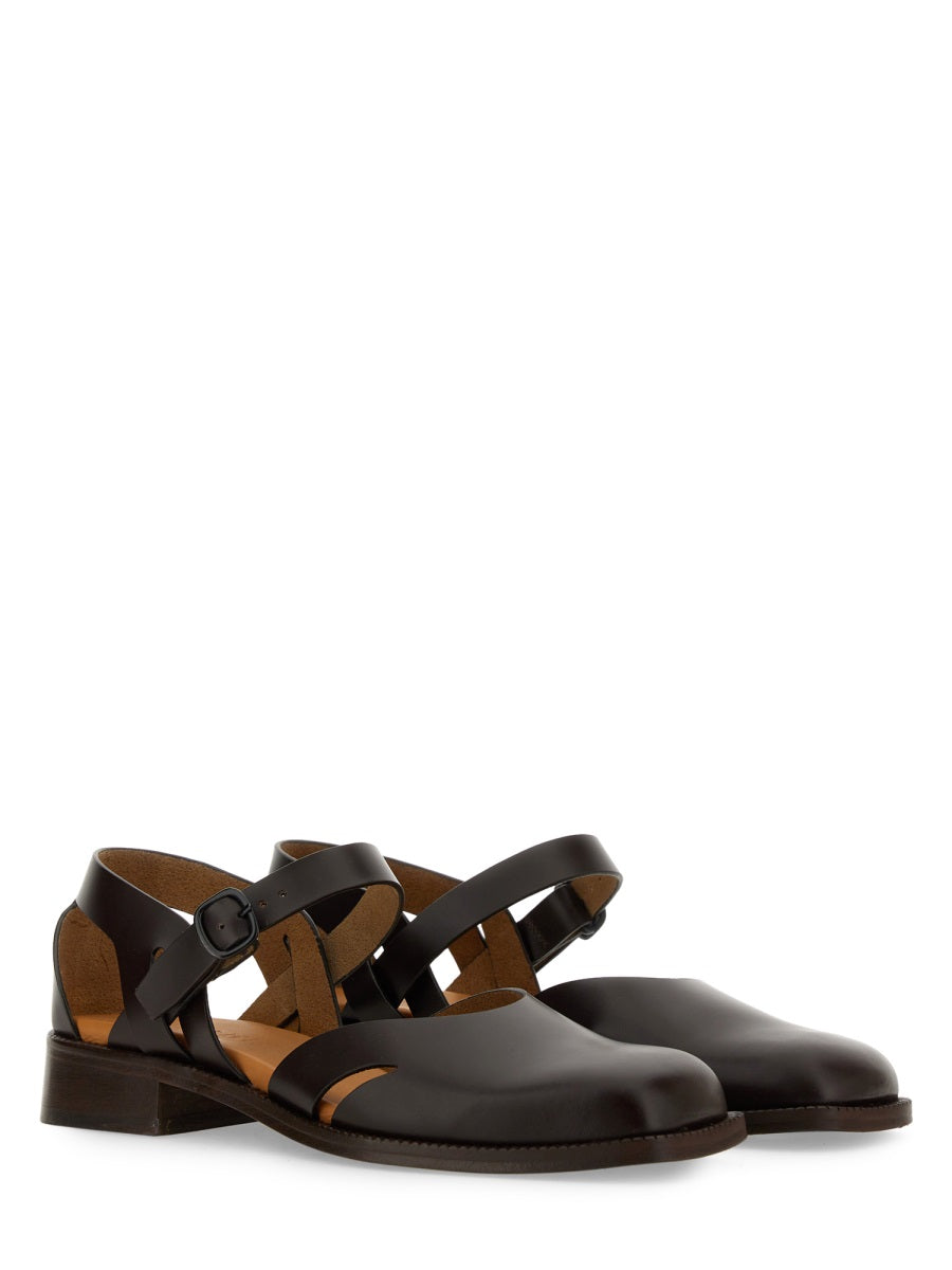 HEREU SANDAL "ALORDA" ALORWFS24.002.3DARKBROWN