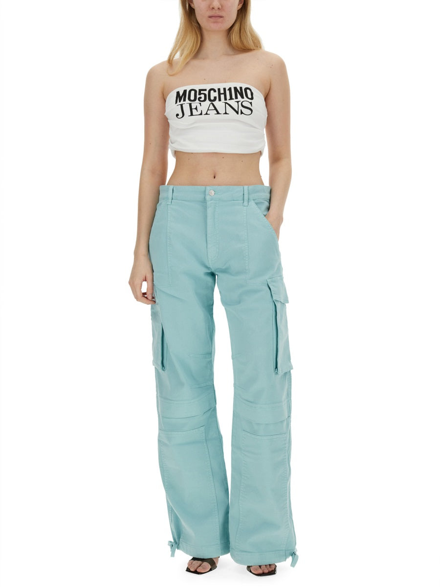 MOSCHINO JEANS CARGO PANTS 033637320332