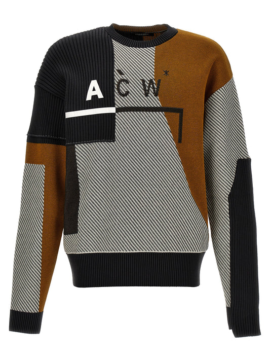 A-COLD-WALL* 'GEOMETRIC' SWEATER ACWMK157BONE