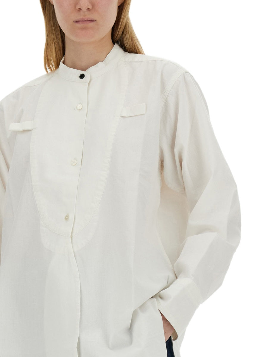 VICTORIA BECKHAM COTTON SHIRT 1224DSH005422AWASHEDWHITE