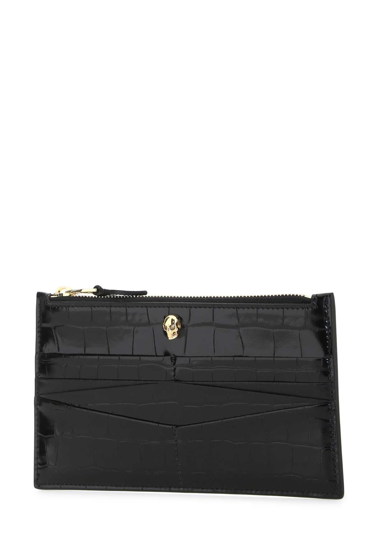 Alexander McQUEEN FLAT WALLET WITH ZIPPER 6320361JMFG1050