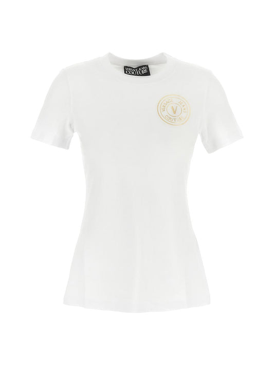 VERSACE JEANS COUTURE VERSACE JEANS COUTURE T-shirt white 76HAHT02CJ03TG03