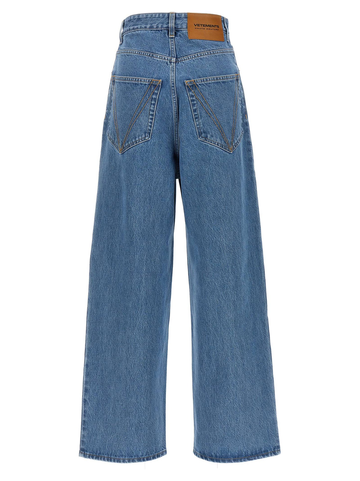 VETEMENTS BAGGY JEANS UA66PA540NMIDBLUE