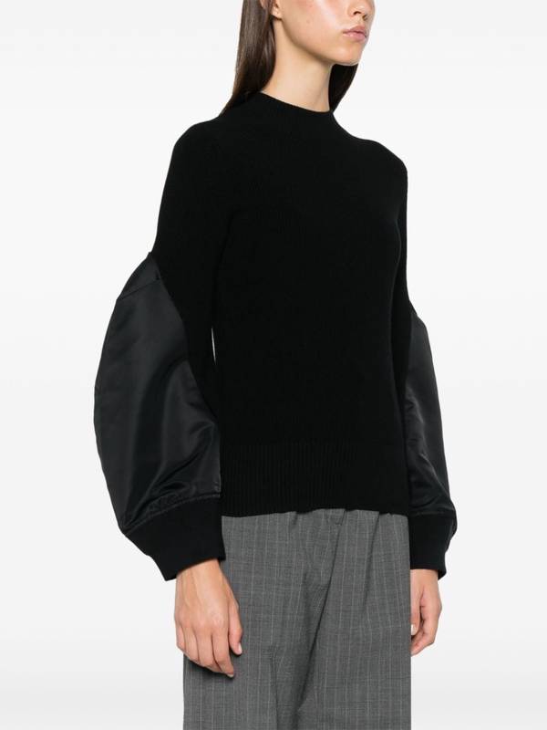 sacai Sweaters Black 24-07522001