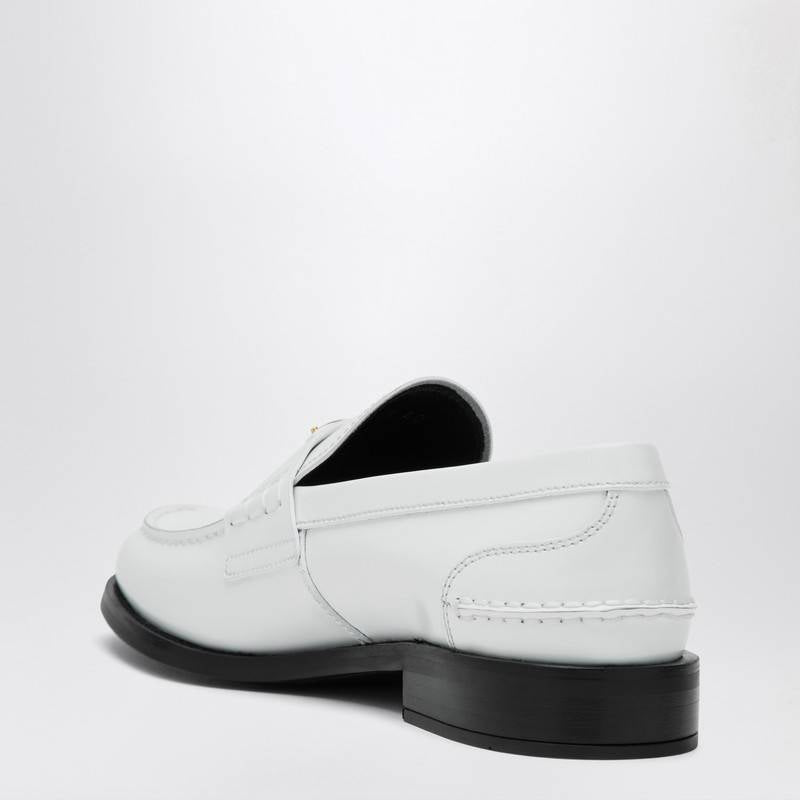 Prada White brushed leather loafer 1D813NA020055Q_PRADA-F0009