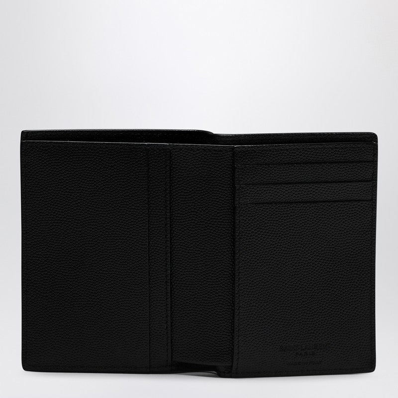 Saint Laurent Black vertical bi-fold wallet 668726BTY0NP_YSL-1000